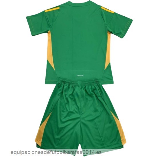 Nuevo Portero Conjunto De Niños Italia 2024 Verde Baratas